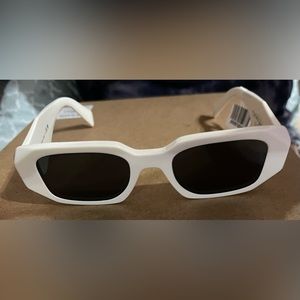 White Prada sunglasses